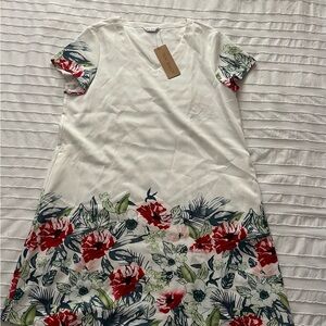 Floral V-Neck Dress